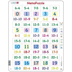 Larsen Memopuzzel - Aftrekken met Getallen van 0-20, 40st.>Selecta Outlet