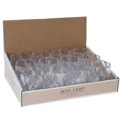 Led Theelicht Transparant, 12st.- New