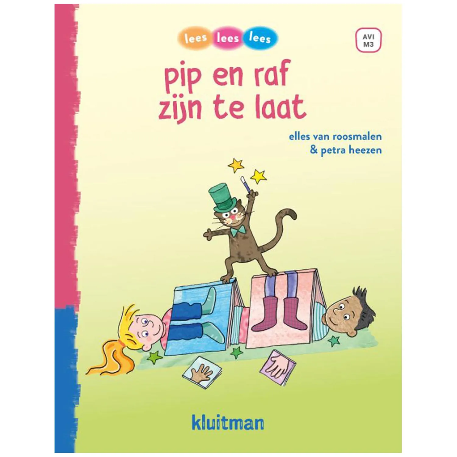 Uitgeverij Kluitman lees lees lees - pip en raf zijn te laat (AVI-M3) Hot