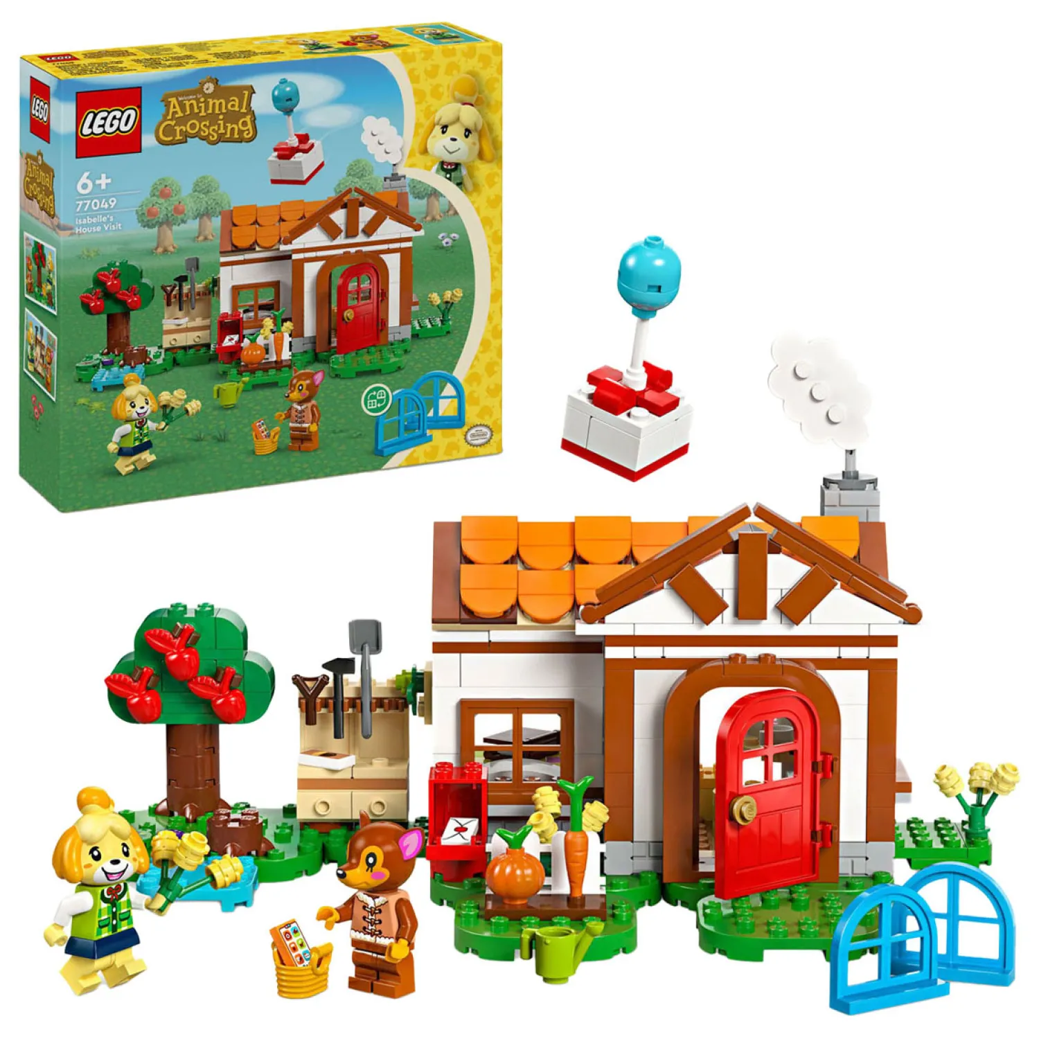 Animal Crossing 77049 Isabelle op Visite-LEGO