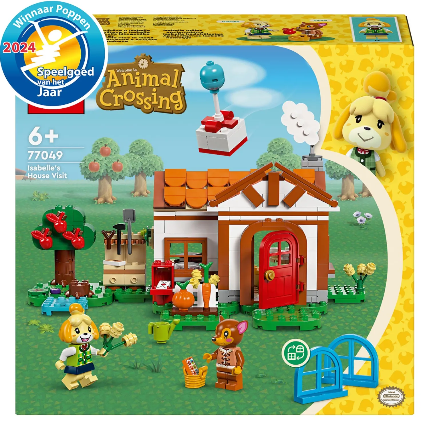 Animal Crossing 77049 Isabelle op Visite-LEGO