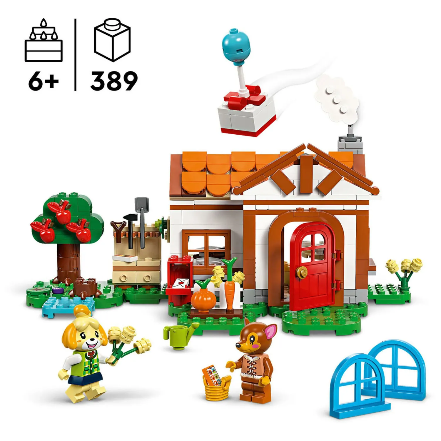 Animal Crossing 77049 Isabelle op Visite-LEGO