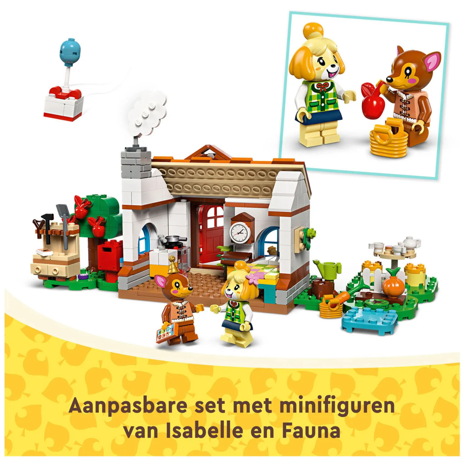 Animal Crossing 77049 Isabelle op Visite-LEGO