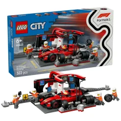 City 60443 F1 Pitstop en Pitcrew Met Ferrari Auto-LEGO Outlet