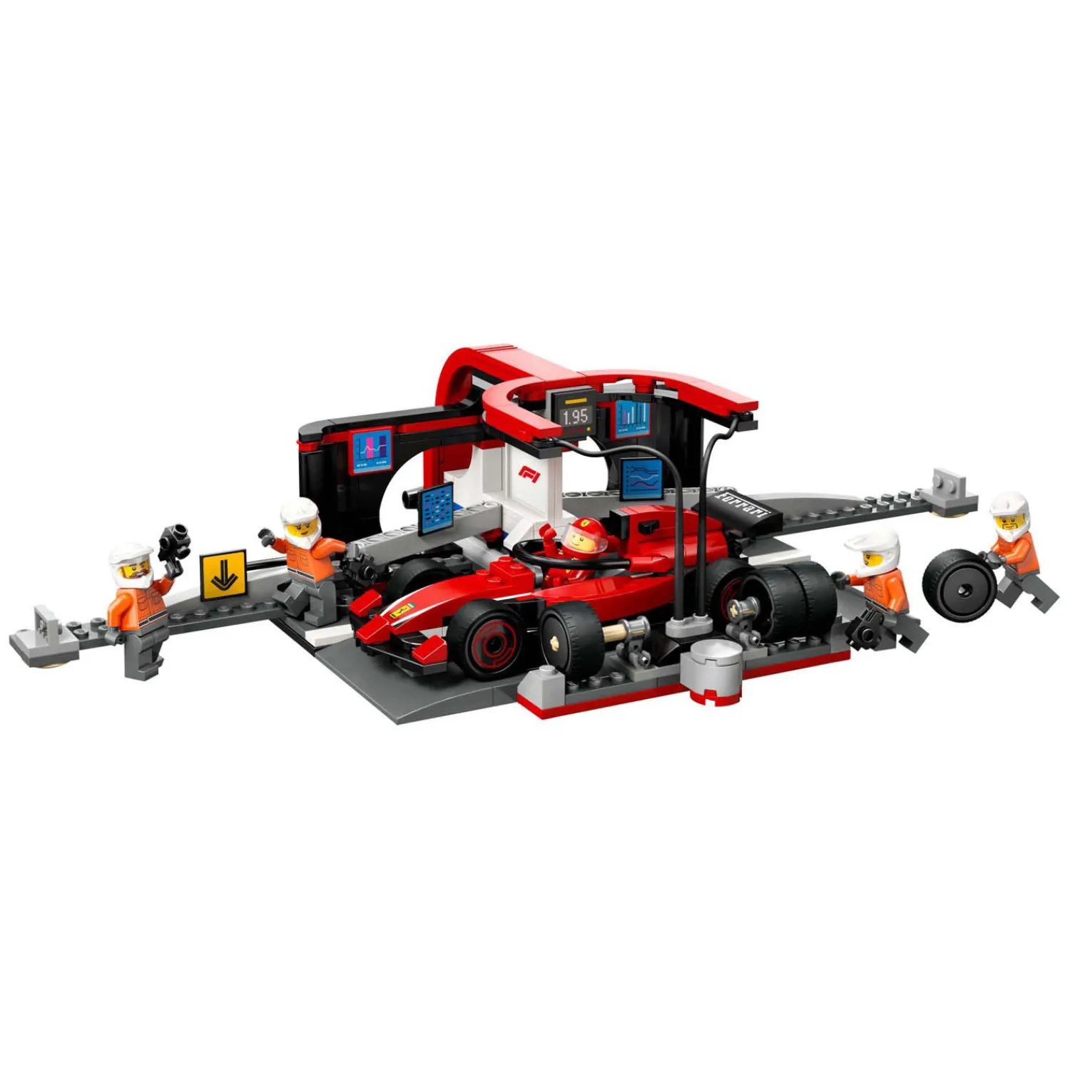 City 60443 F1 Pitstop en Pitcrew Met Ferrari Auto-LEGO Outlet
