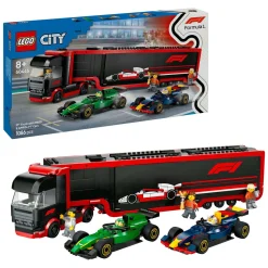 City 60445 F1 Truck Met Rb20 En Amr24 F1 Auto's-LEGO Discount