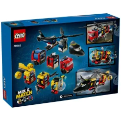 City 60462 Helikopter, Brandweerauto en Onderzeeer Remix-LEGO Sale