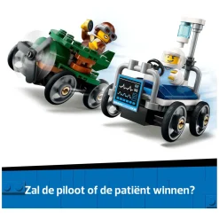 City 60459 Raceautopakket: Vliegtuig Vs. Ziekenhuisbed-LEGO Discount
