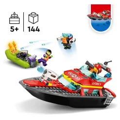 City 60373 Reddingsboot Brand-LEGO Online