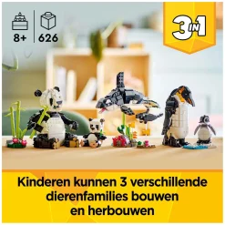 Creator 31165 Wilde Dieren: Pandafamilie-LEGO