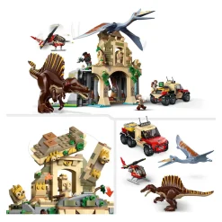 Jurassic World 76976 Spinosaurus en Quetzalcoatlus luchtmissie><noscript><img width=