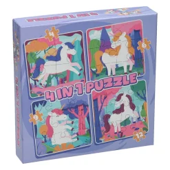 Legpuzzel 4in1 Eenhoorn, 12st.>Wins Holland New