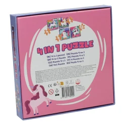 Legpuzzel 4in1  Eenhoorn, 12st.>Wins Holland New