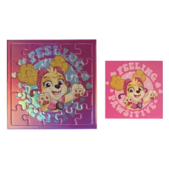 Legpuzzel Kaart PAW Patrol Roze Kaart en Envelop> New
