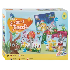 Legpuzzel Pasen 3in1>Grafix Discount