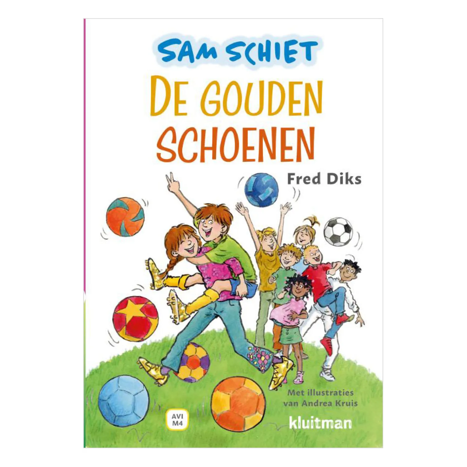 Lekker lezen met Kluitman. Sam Schiet. Gouden Schoenen-Uitgeverij Kluitman Clearance