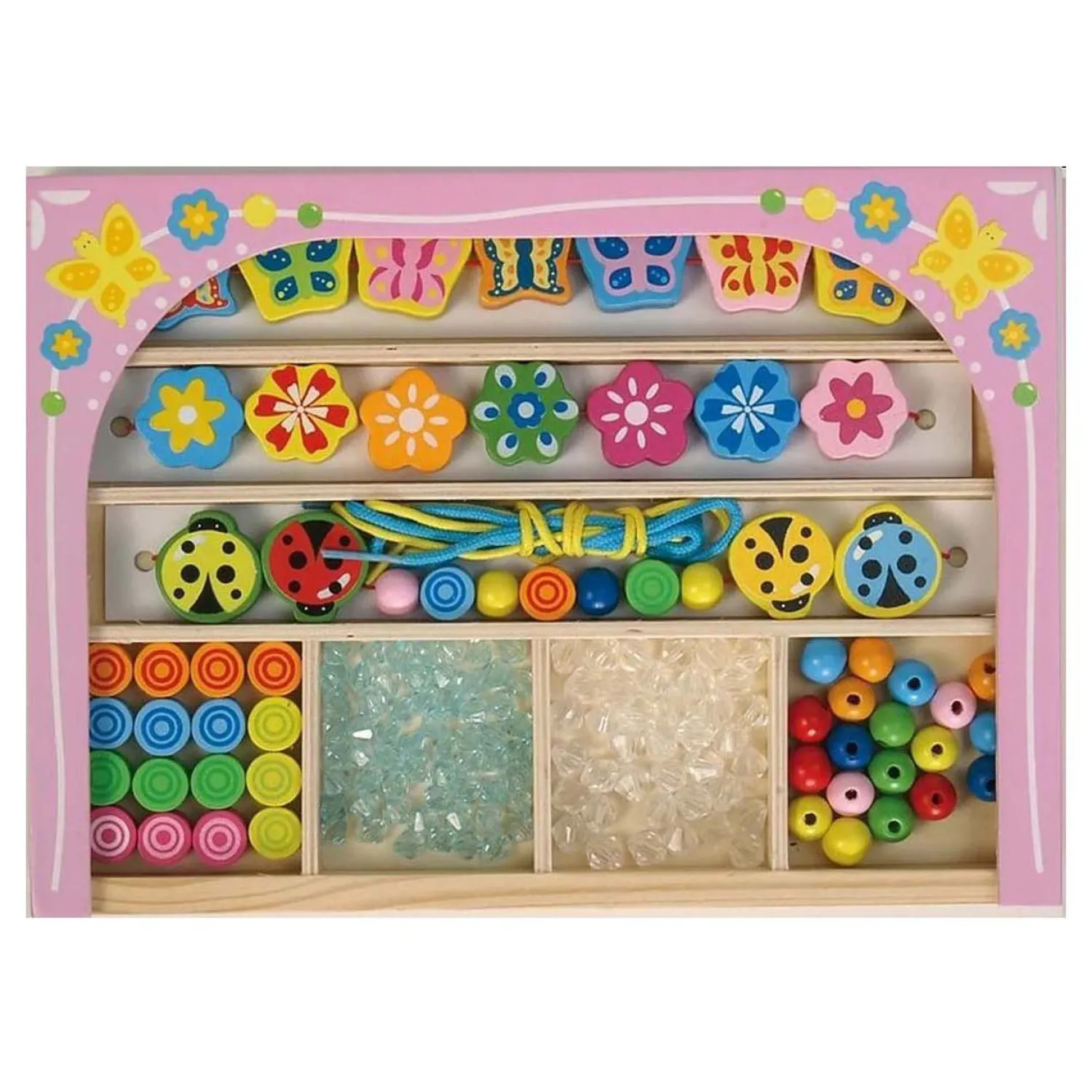 Lena Houten Kralen Party Beads-Jono Toys Online