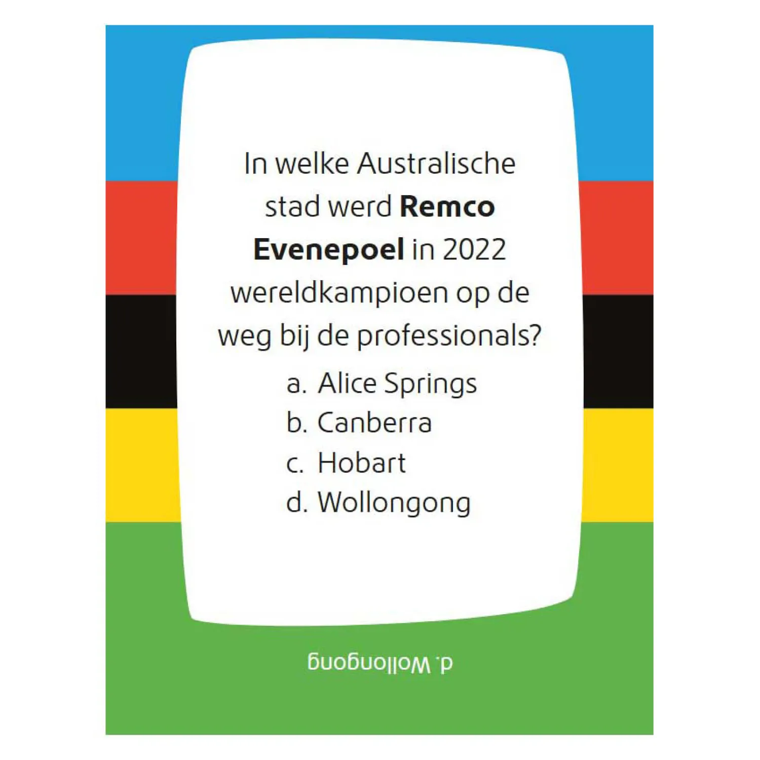 Let's Quiz! - Wielrennen>Deltas