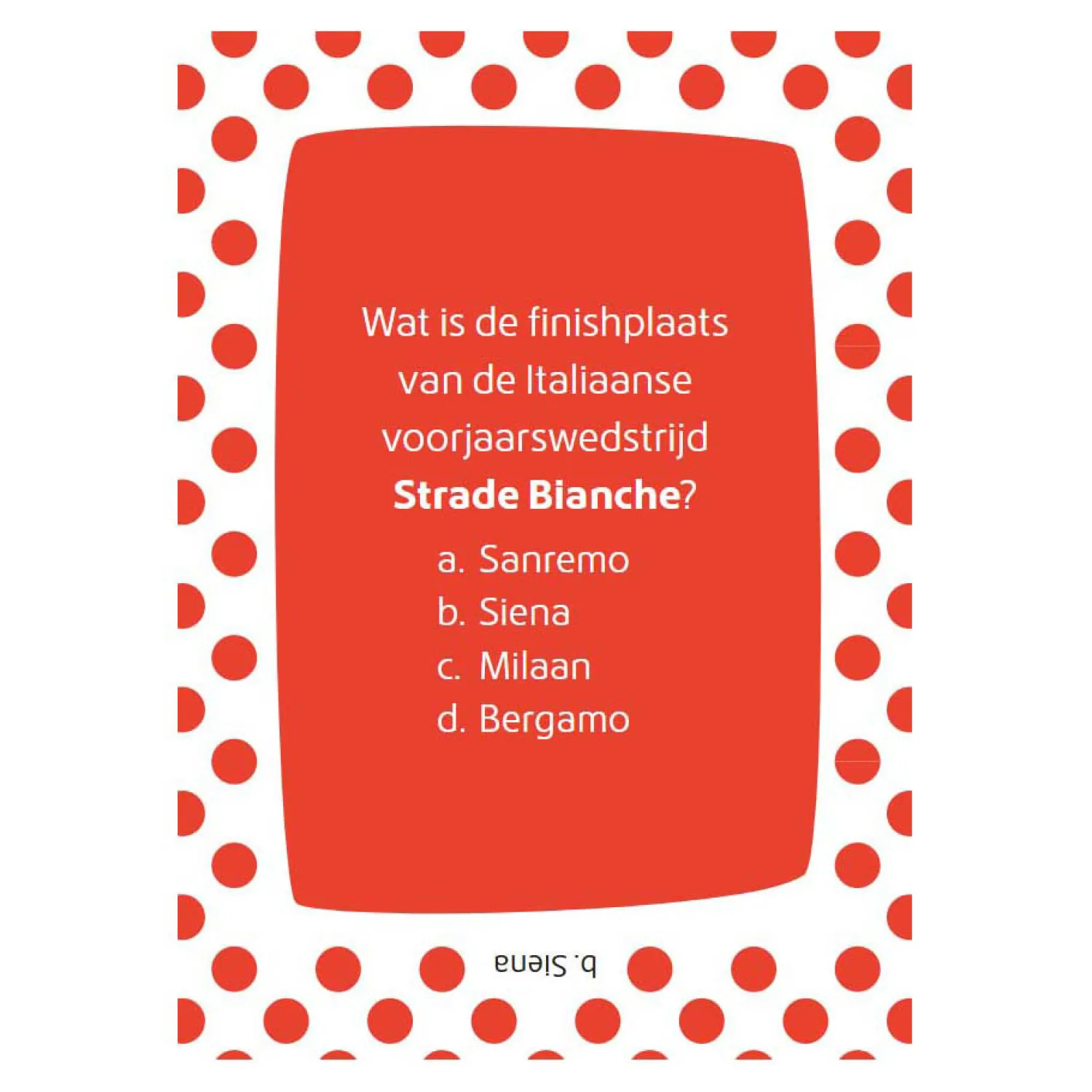 Let's Quiz! - Wielrennen>Deltas