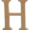 Letter H MDF 8cm, 1st.-Creativ Company Online