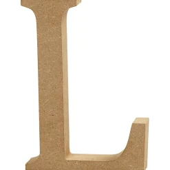 Creativ Company Letter L MDF 8cm, 1st. Hot