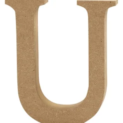 Letter U MDF 13cm, 1st.>Creativ Company