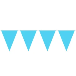 Lichtblauwe Mini Vlaggenlijn, 3mtr.-Folat BV Hot