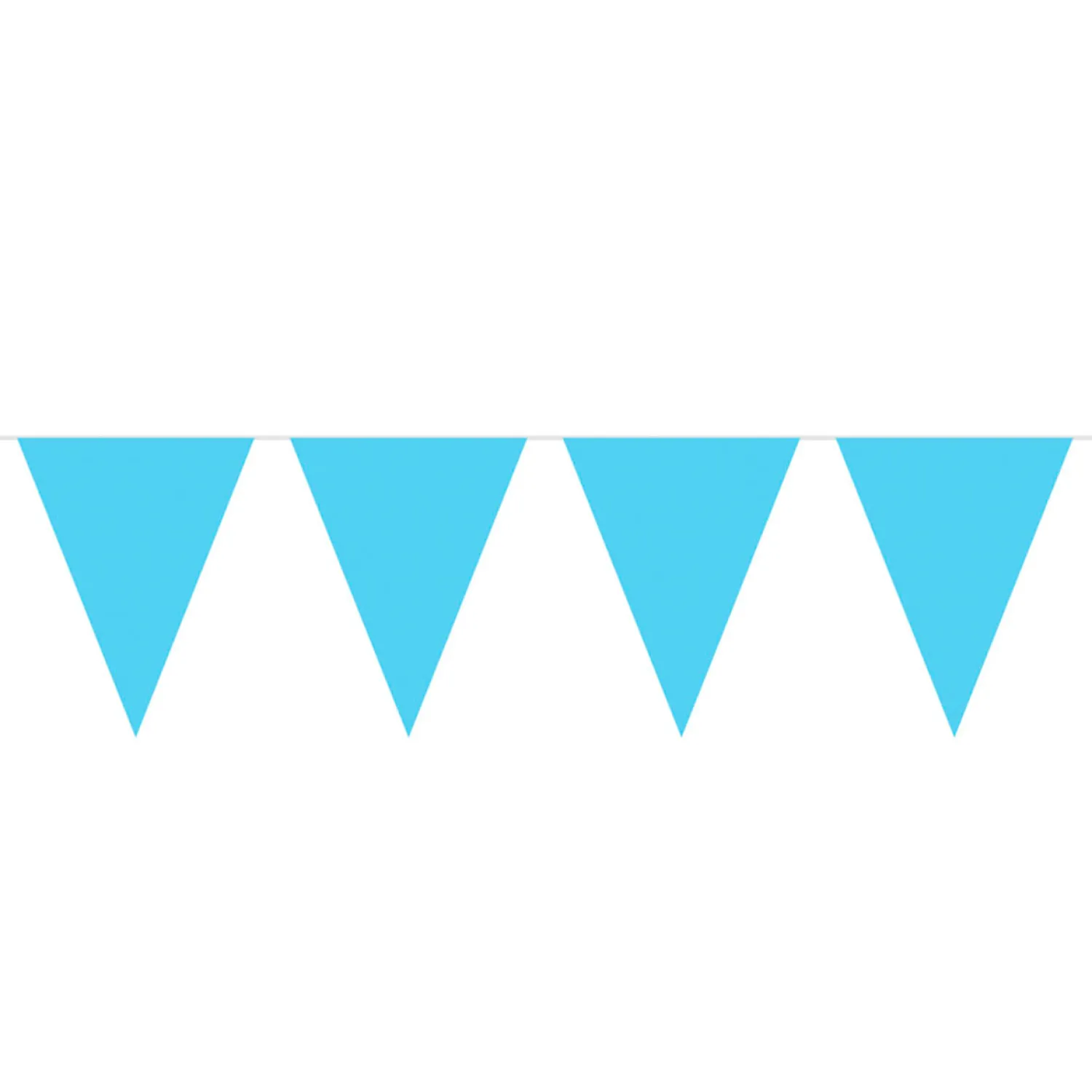 Lichtblauwe Mini Vlaggenlijn, 3mtr.-Folat BV Hot