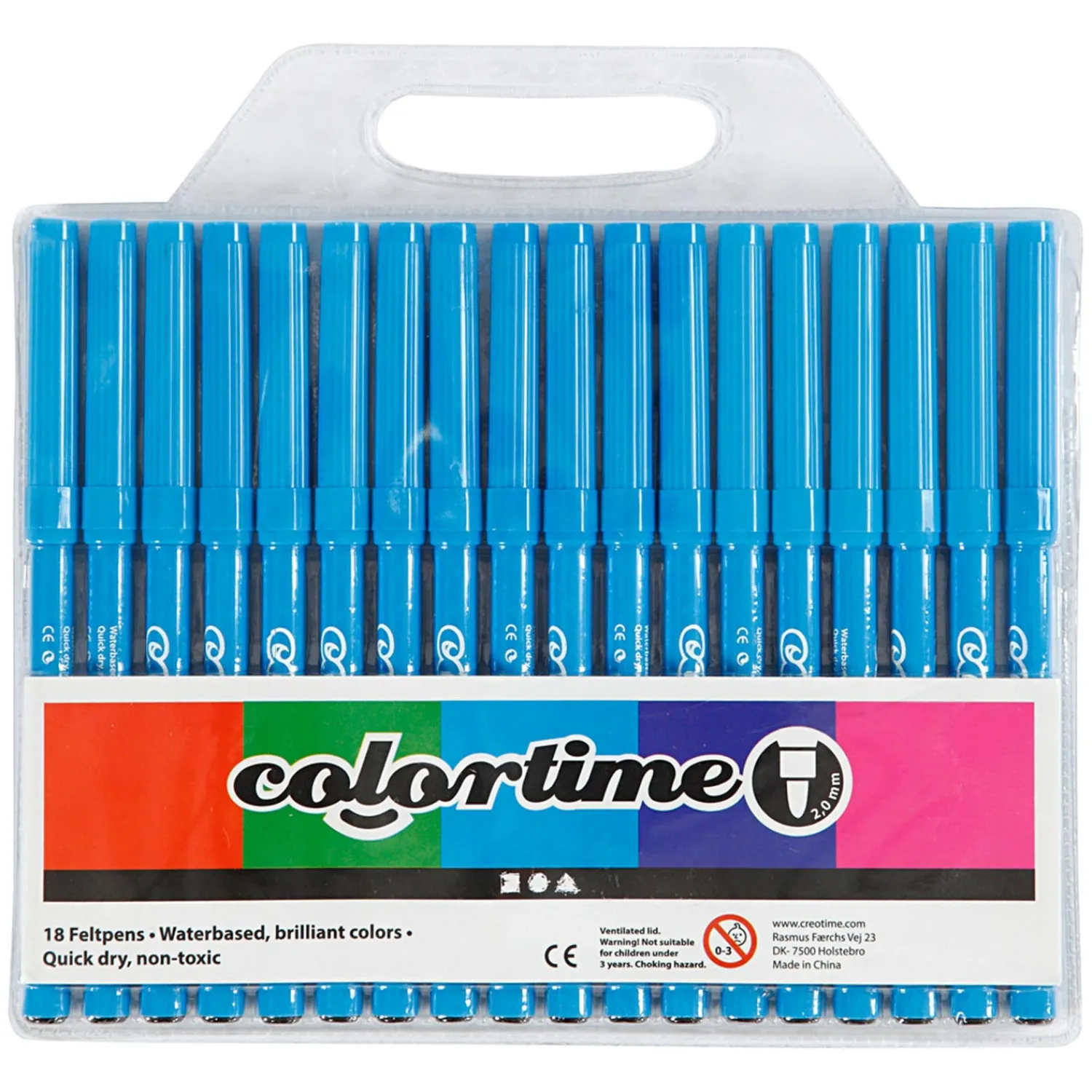 Lichtblauwe Stiften, 18st.-Creativ Company Sale