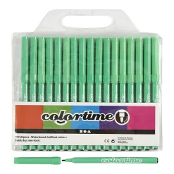 Lichtgroene Stiften, 18st.-Creativ Company Clearance