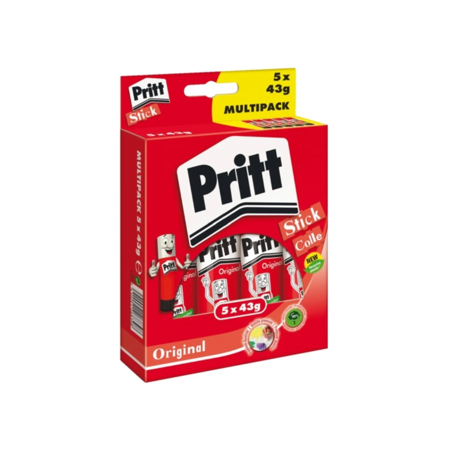 Quantore Lijmstift Pritt 43gr promopack 4+1 gratis Outlet