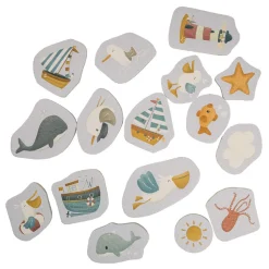 Little Dutch - Sailors Bay Bad Foam Figuren, 16dlg. New