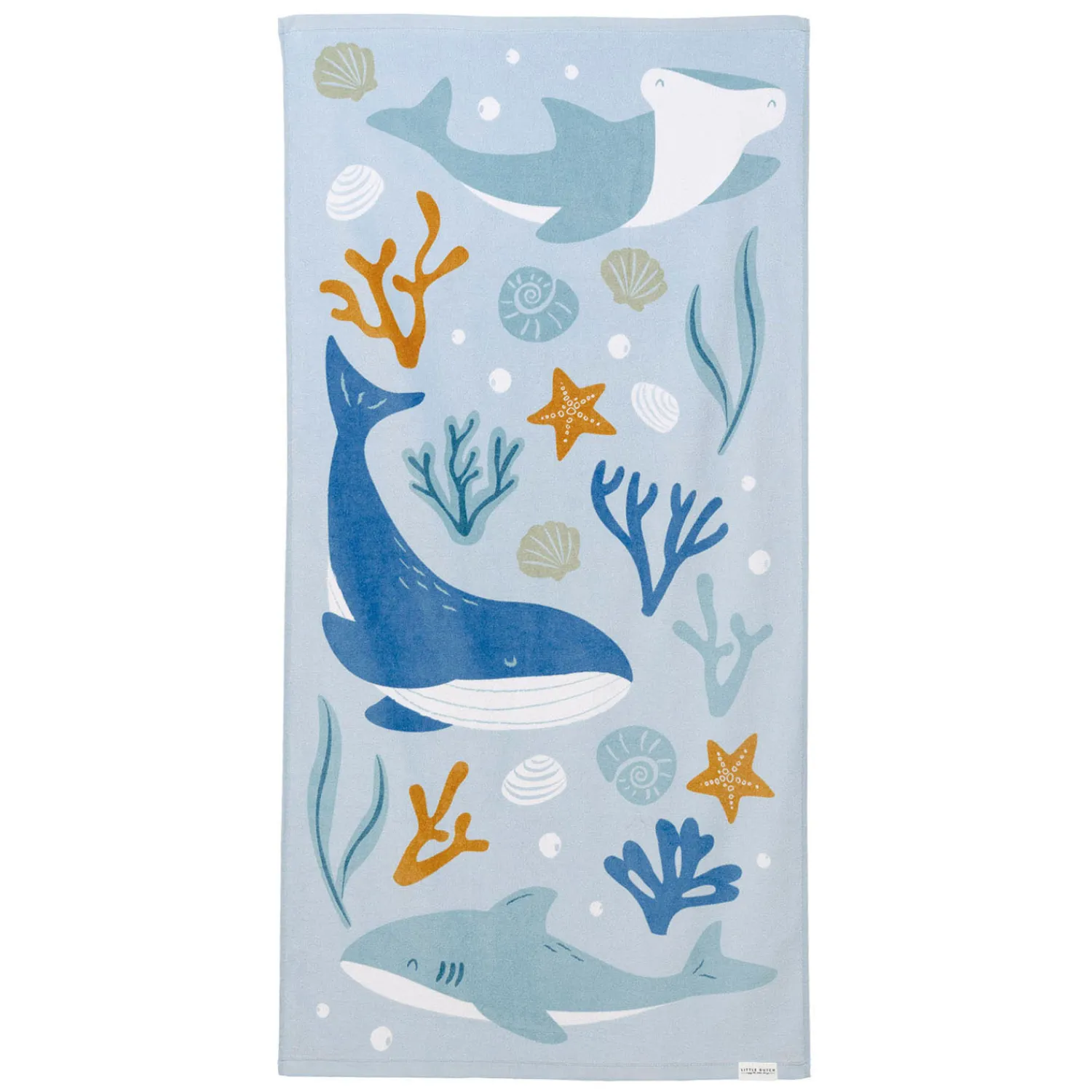 Little Dutch Badlaken Ocean Dreams Blauw - 120cm Hot