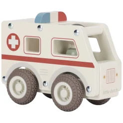 Little Dutch Houten Ambulance met Poppetje FSC Outlet