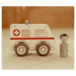 Little Dutch Houten Ambulance met Poppetje FSC Outlet