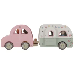 Little Dutch Houten Auto met Caravan Speelset FSC Online