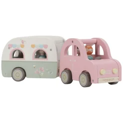 Little Dutch Houten Auto met Caravan Speelset FSC Online