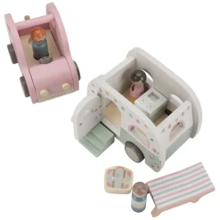 Little Dutch Houten Auto met Caravan Speelset FSC Online