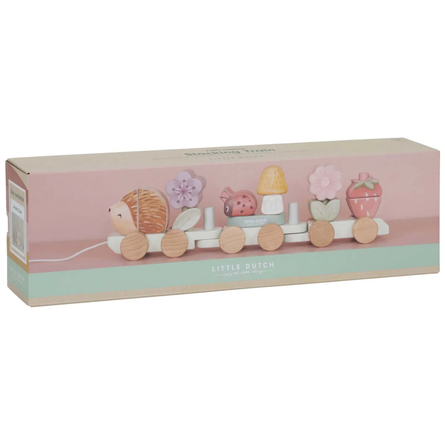 Little Dutch Houten Blokkentrein Egel Fairy Garden FSC, 15dlg. Discount