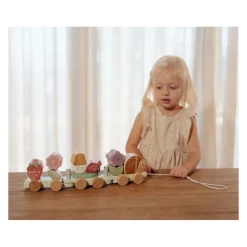 Little Dutch Houten Blokkentrein Egel Fairy Garden FSC, 15dlg. Discount