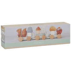 Little Dutch Houten Blokkentrein Eekhoorn Forest Friends FSC, 18dlg. Online