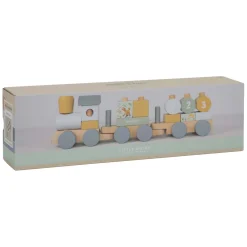 Houten Blokkentrein Forest Friends FSC, 17dlg.-Little Dutch New