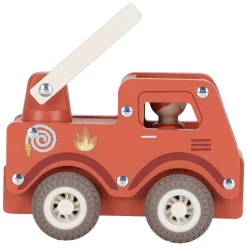 Houten Brandweerwagen met Poppetje FSC><noscript><img width=