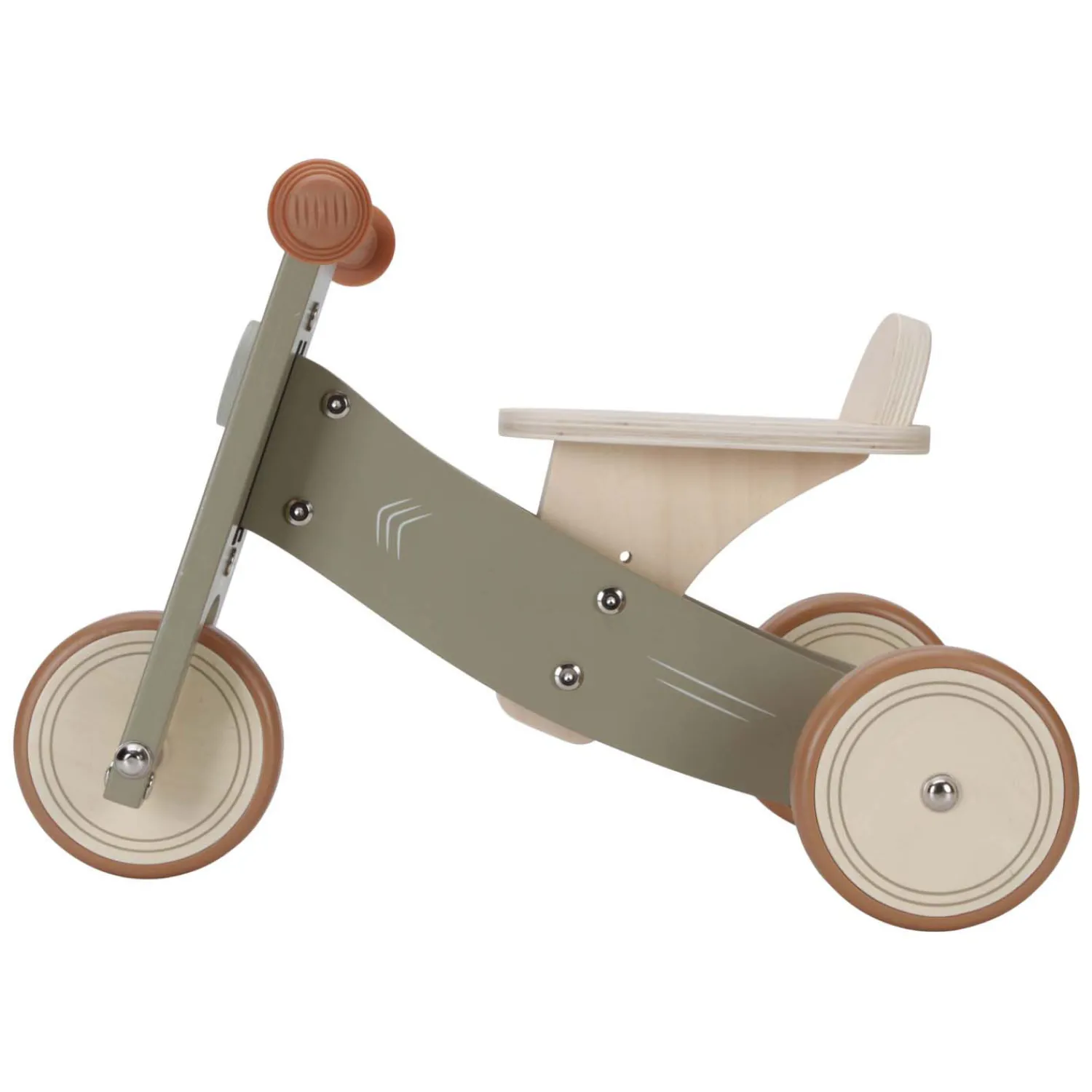Houten Driewieler Olive FSC>Little Dutch Outlet