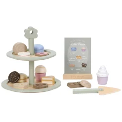 Houten Etagere met Gebak FSC-Little Dutch New