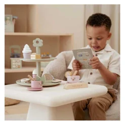 Houten Etagere met Gebak FSC-Little Dutch New