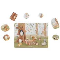 Houten Geluidenpuzzel Hout Forest Friends FSC, 7st.><noscript><img width=