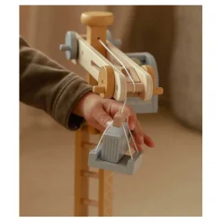 Little Dutch Houten Kraan set met Treinbaan FSC Outlet