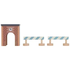 Little Dutch Houten Kraan set met Treinbaan FSC Outlet