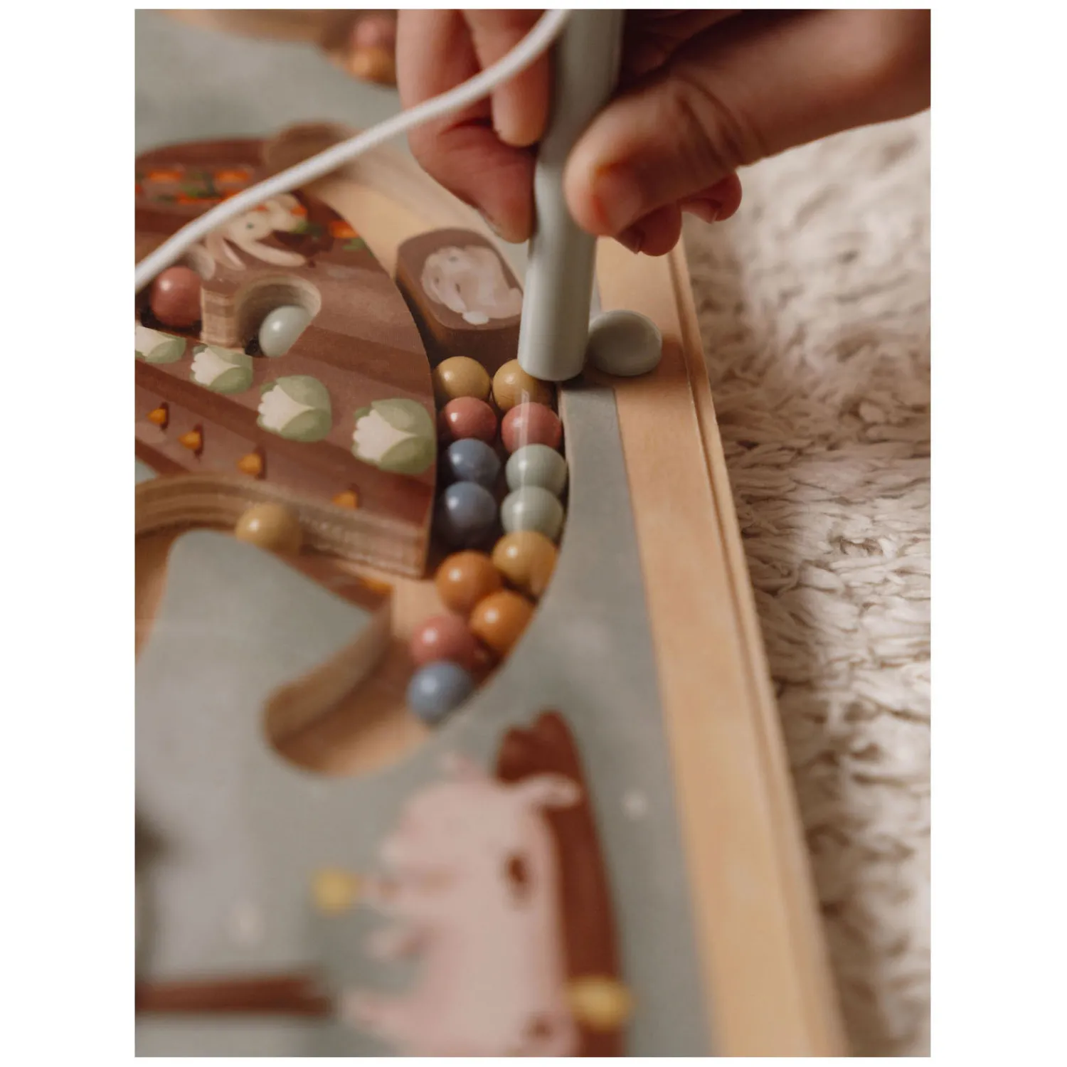 Houten Magnetische Doolhof Little Farm>Little Dutch Best